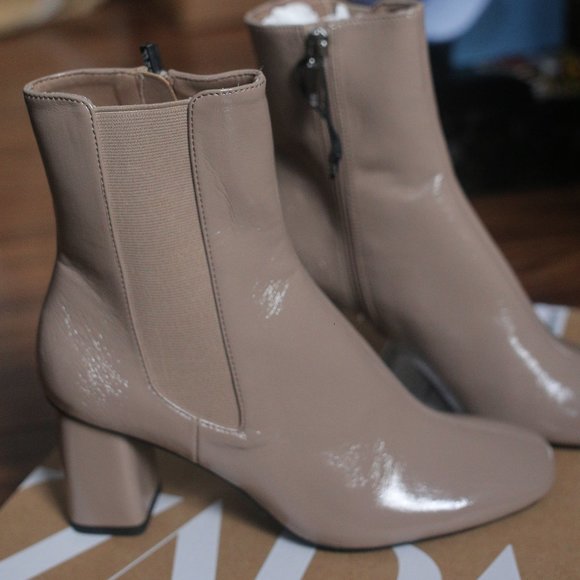 NWT Zara Beige Boots. - Picture 2 of 6